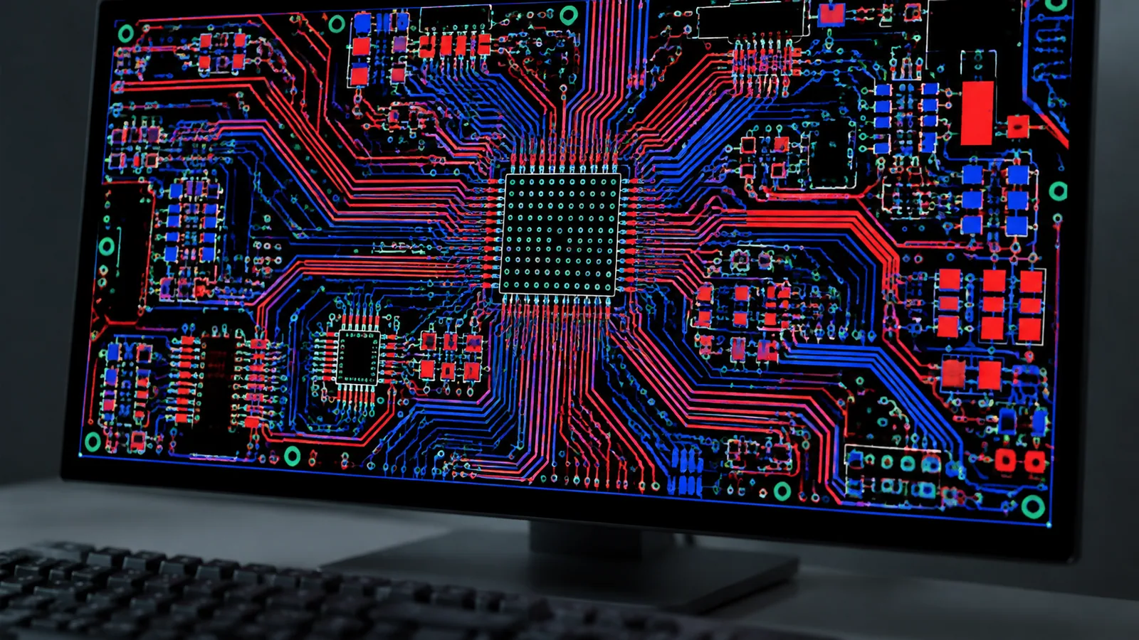 PCB layout engineering workstation